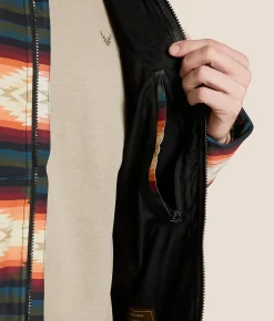 Tops|Coats & Jackets | Ariat Logo Southwestern Softshell Jacket Red Multi