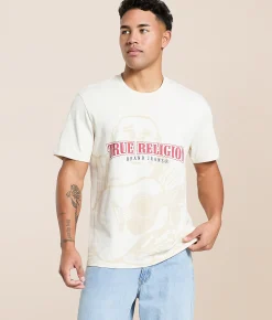 Tops|Graphic T-Shirts | True Religion Logo T-Shirt Jet Black