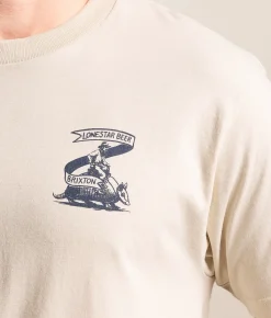 Brixton Lonestar Armadillo T-Shirt Cream Best