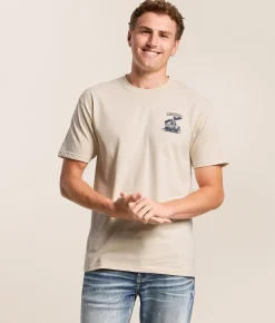 Brixton Lonestar Armadillo T-Shirt Cream Best