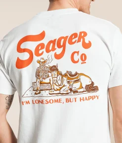 Graphic T-Shirts | Seager Lonestone T-Shirt White