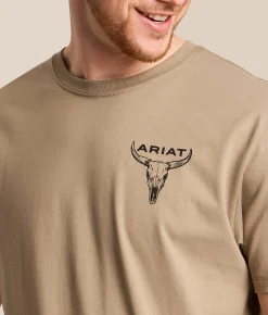 Ariat Long Camo Lock T-Shirt Brindle Online
