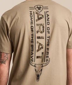Ariat Long Camo Lock T-Shirt Brindle Online