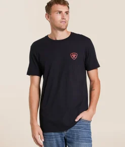 Tops|Graphic T-Shirts | Ariat Longhorn Always T-Shirt Black