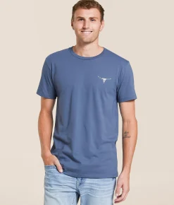 Ariat Longhorn Lockup T-Shirt Grisalle Sale
