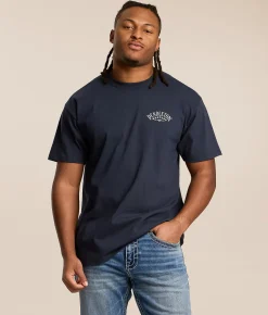 Tops|Graphic T-Shirts | Pendleton Longhorn T-Shirt Navy