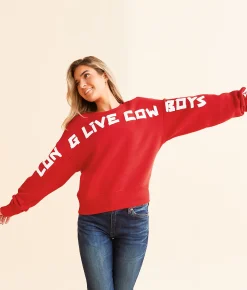 Wrangler® Long Live Cowboys Pullover Red Best