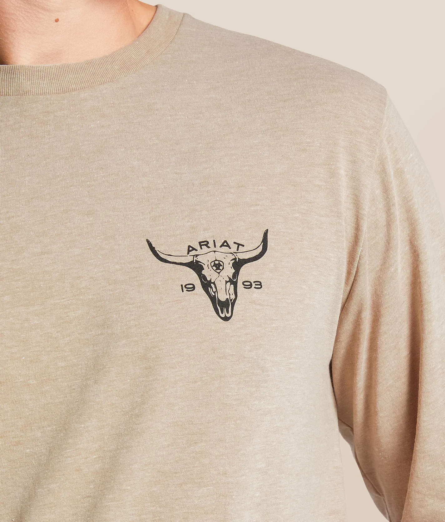 Tops | Ariat Longmount T-Shirt Brindle Heather