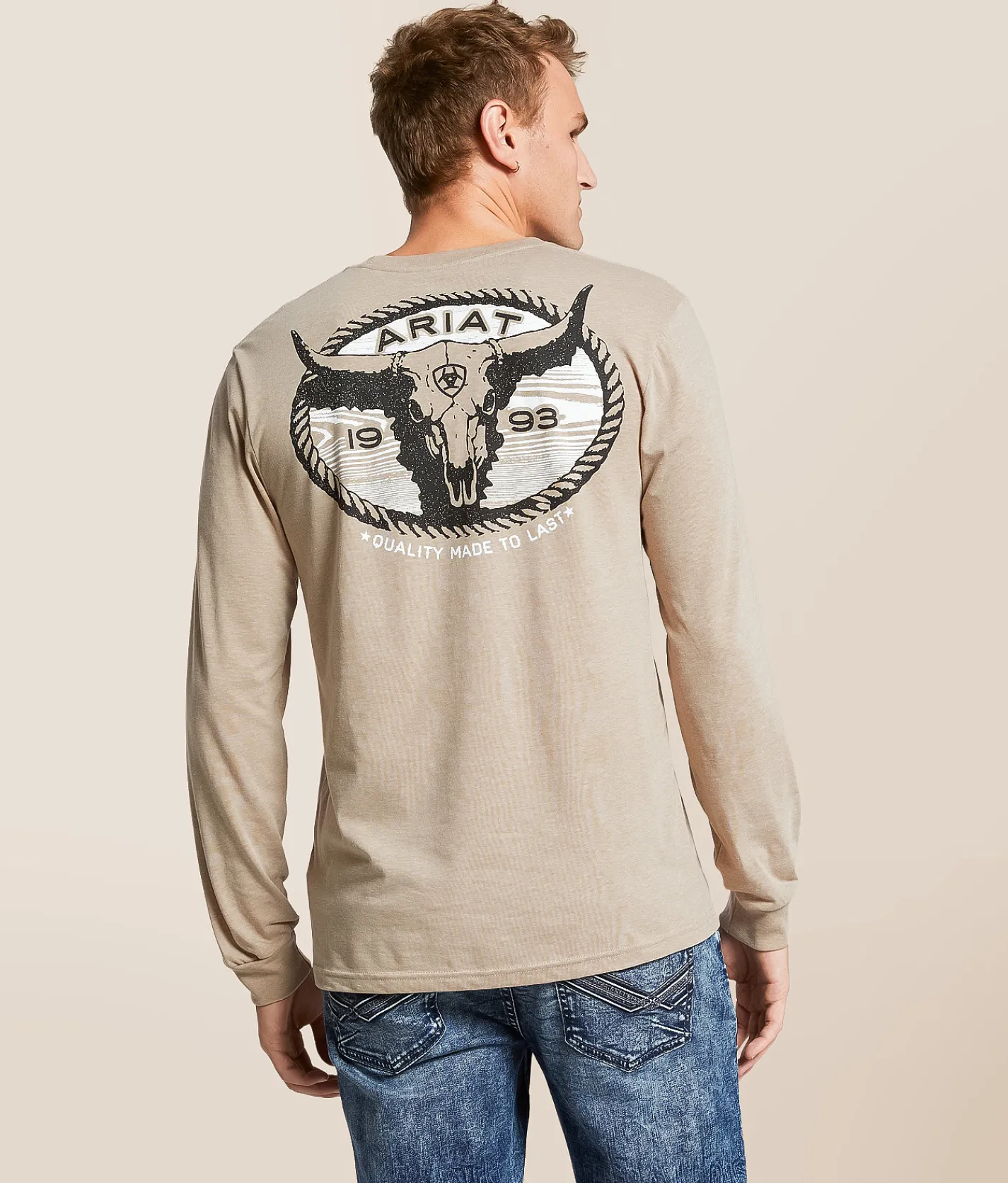 Ariat Longmount T-Shirt Brindle Heather Best