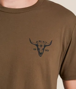 Ariat Longmount T-Shirt Teak Online