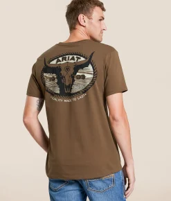 Ariat Longmount T-Shirt Teak Online