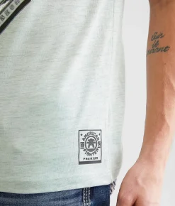 Graphic T-Shirts | American Fighter Longrun T-Shirt Iceberg Green Zephr