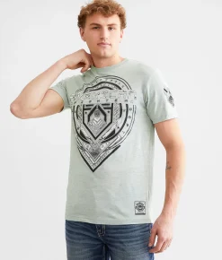 Graphic T-Shirts | American Fighter Longrun T-Shirt Iceberg Green Zephr