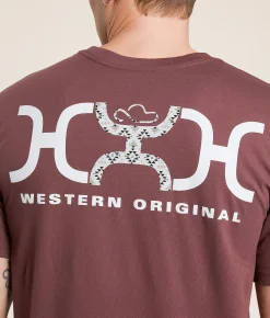 Hooey Loop 2.0 T-Shirt Maroon