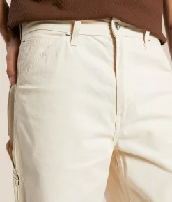 Levi's® 568 Loose Straight Carpenter Jean Undyed Ecru Greige New