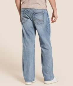 Bottoms|Jeans | Reclaim Loose Straight Stretch Jean Rouen