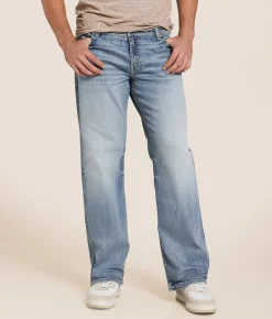Bottoms|Jeans | Reclaim Loose Straight Stretch Jean Rouen