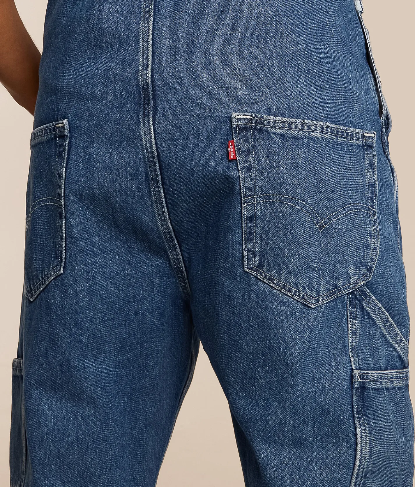 Bottoms|Jeans | Levi's® Loose Workwear Overalls Get Involved