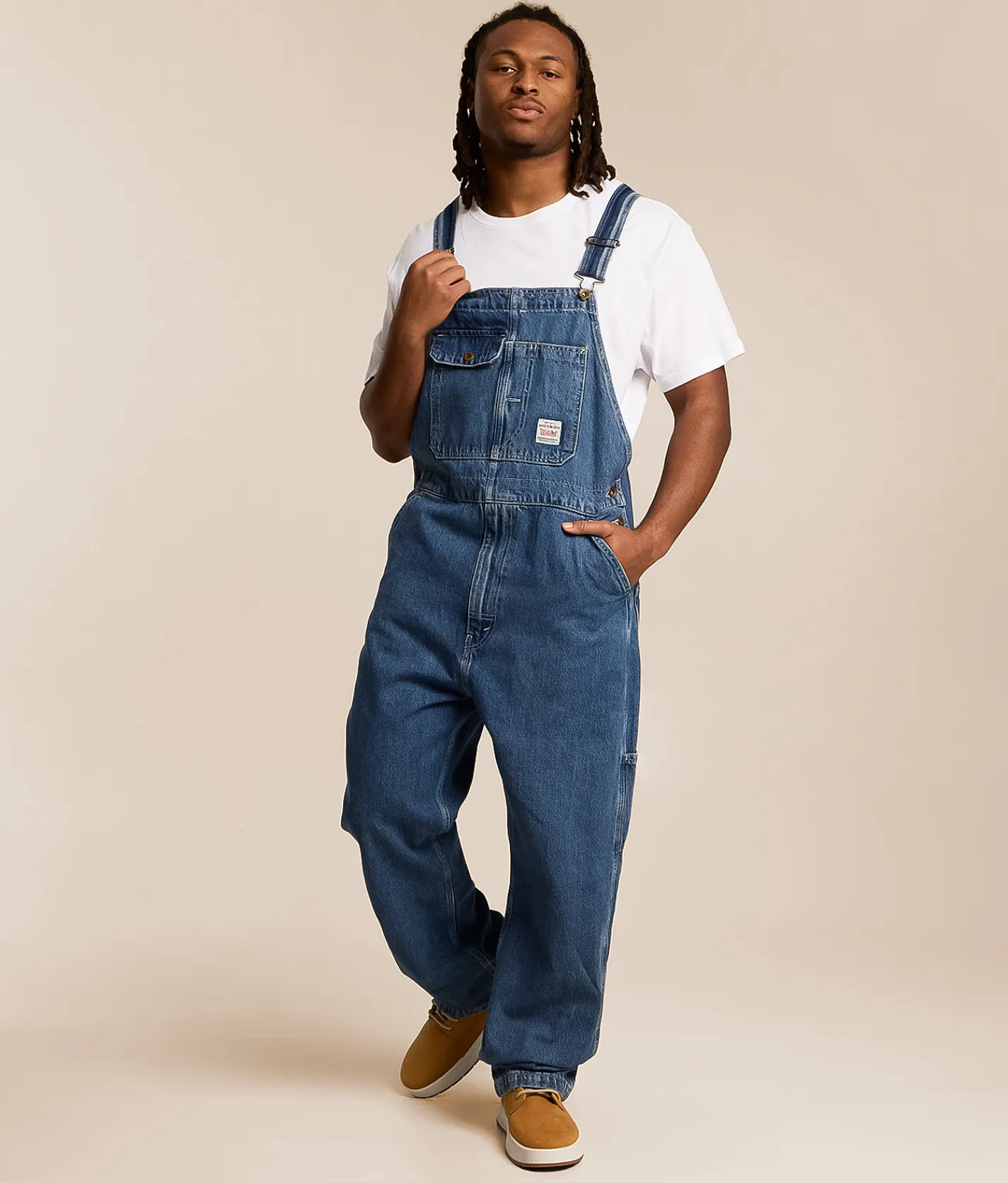Bottoms|Jeans | Levi's® Loose Workwear Overalls Get Involved