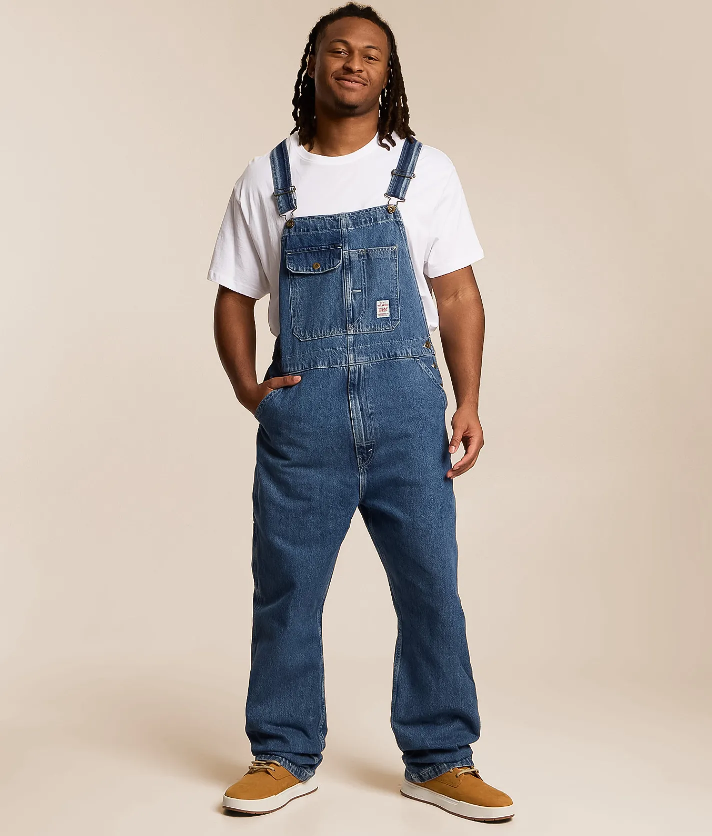Bottoms|Jeans | Levi's® Loose Workwear Overalls Get Involved