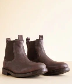 Roan by Bed Stu Looting Leather Chelsea Boot Chocolate Napal TML