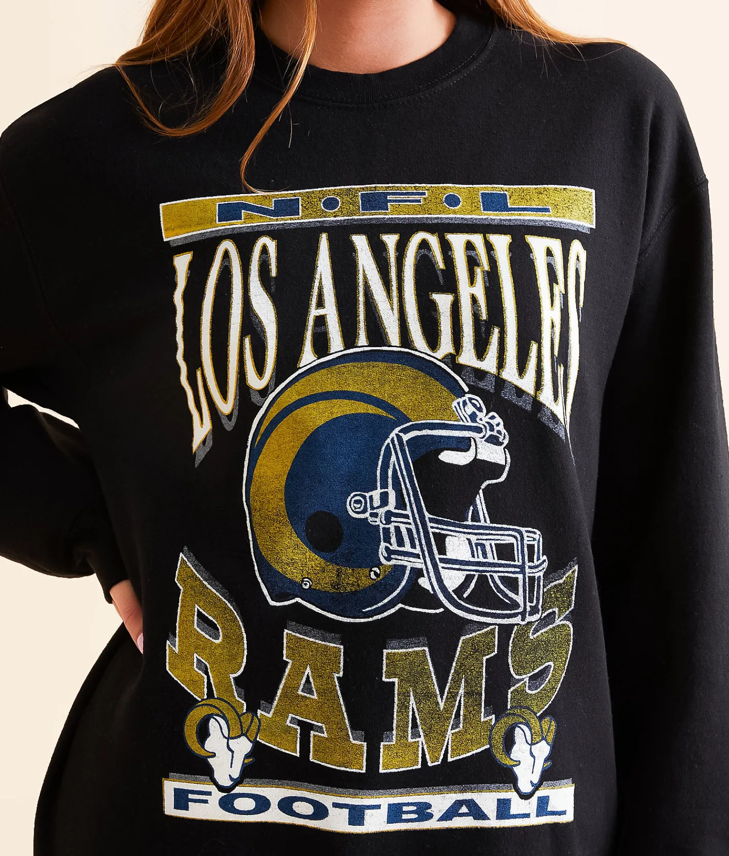 Tops | Junkfood Los Angeles Helmet Pullover Rams