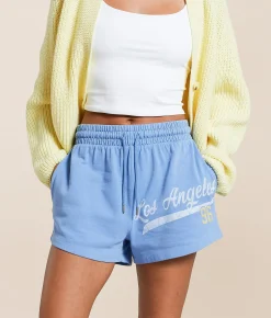 FITZ + EDDI Los Angeles Short Baby Blue Online