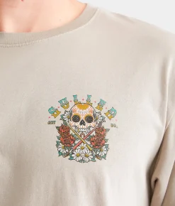 Graphic T-Shirts | Sullen Los Muertos T-Shirt Chateau Grey
