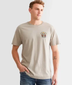 Graphic T-Shirts | Sullen Los Muertos T-Shirt Chateau Grey
