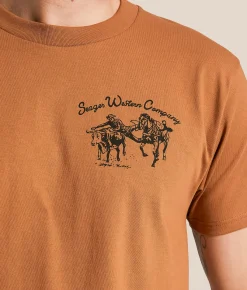 Graphic T-Shirts | Seager Los Rios T-Shirt Brown
