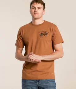 Graphic T-Shirts | Seager Los Rios T-Shirt Brown