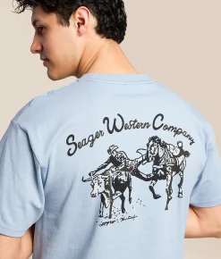 Tops|Graphic T-Shirts | Seager Los Rios T-Shirt Arctic