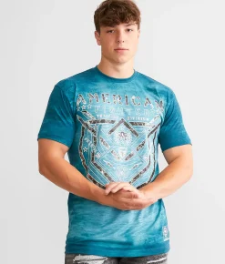 Graphic T-Shirts | American Fighter Lost Springs T-Shirt Shade Colonial Blue