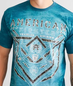 Graphic T-Shirts | American Fighter Lost Springs T-Shirt Shade Colonial Blue