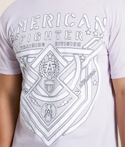 American Fighter Lost Springs T-Shirt Lavender Fog Discount