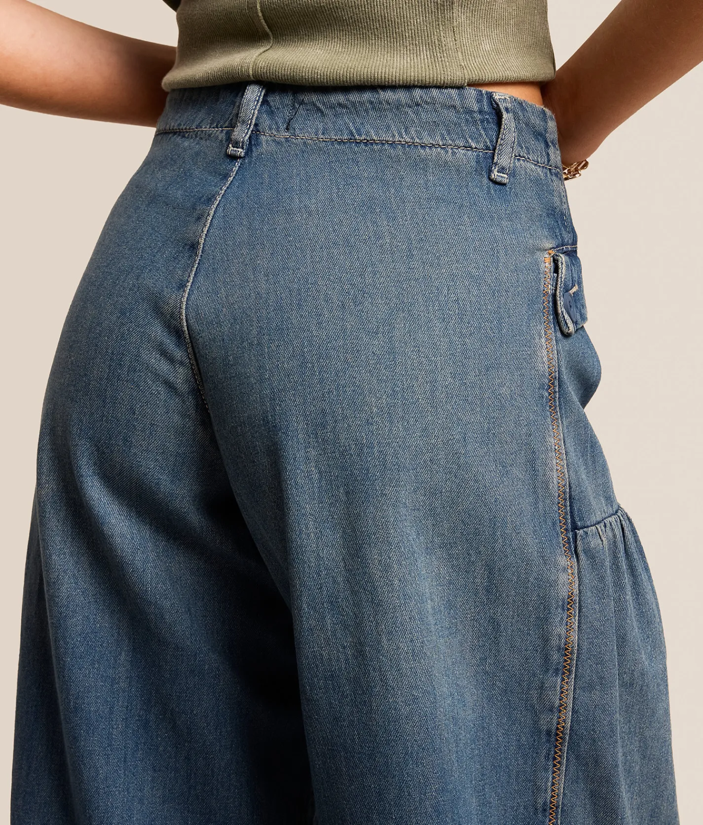 Free People Lotus Wide Leg Jean Juno Hot