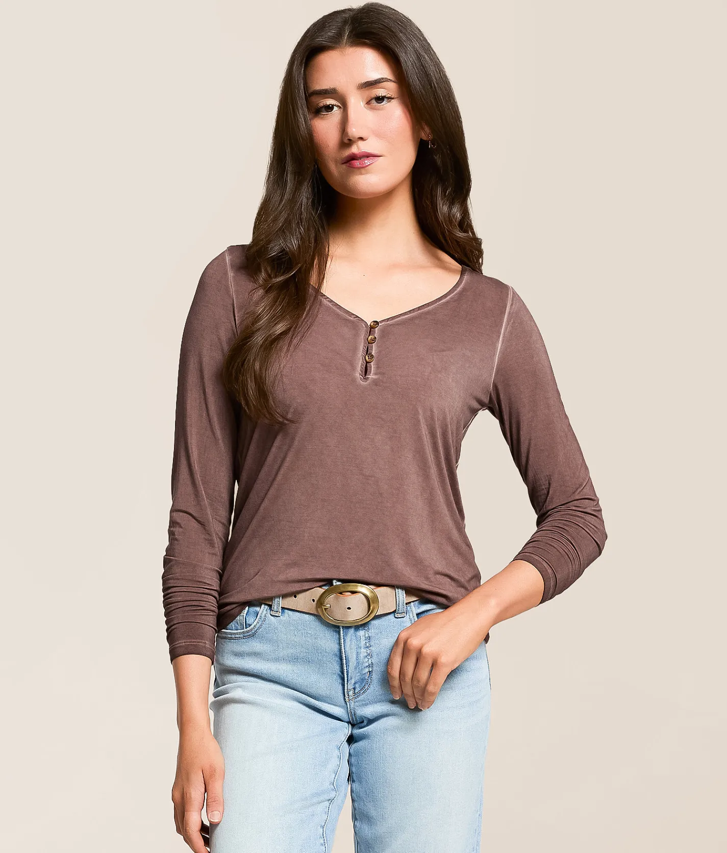 Tops | White Crow Lou Henley Peppercorn
