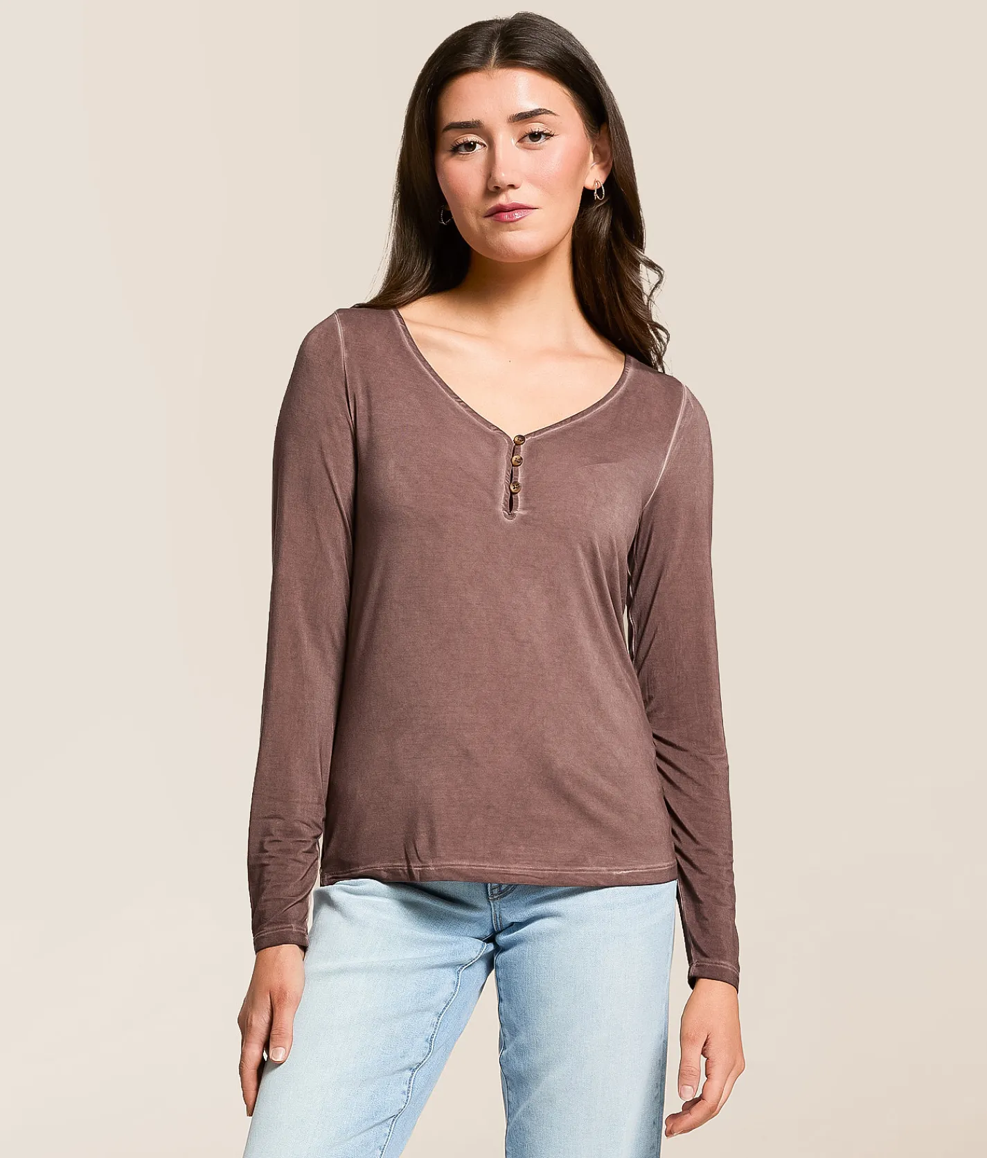Tops | White Crow Lou Henley Peppercorn