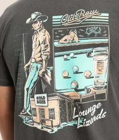 Tops|Graphic T-Shirts | Old Row Lounge Lizards T-Shirt Pepper
