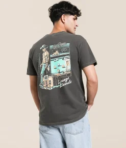 Tops|Graphic T-Shirts | Old Row Lounge Lizards T-Shirt Pepper