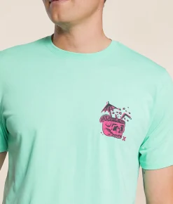 Tops|Graphic T-Shirts | Hurley Loungin' T-Shirt Tropical Mist Htr
