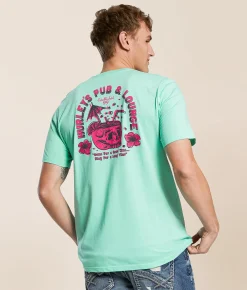 Tops|Graphic T-Shirts | Hurley Loungin' T-Shirt Tropical Mist Htr