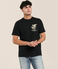 Tops|Graphic T-Shirts | The Brave Ones Love It Or Leave It T-Shirt Black