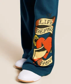 Ed Hardy Love Kills Slowly Sweatpant Sapphire Sale