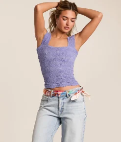 Free People Love Letter Cami Tank Top Dream Pop Hot