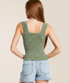Tops | Free People Love Letter Cropped Cami Tank Top Rose Sienna