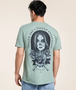 Sullen Love Me Later T-Shirt Sea Grass