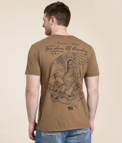Howitzer Love Of Country T-Shirt Timberwolf New