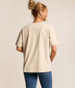 Tops | Modish Rebel Loves Jesus & America Oversized T-Shirt Washed White
