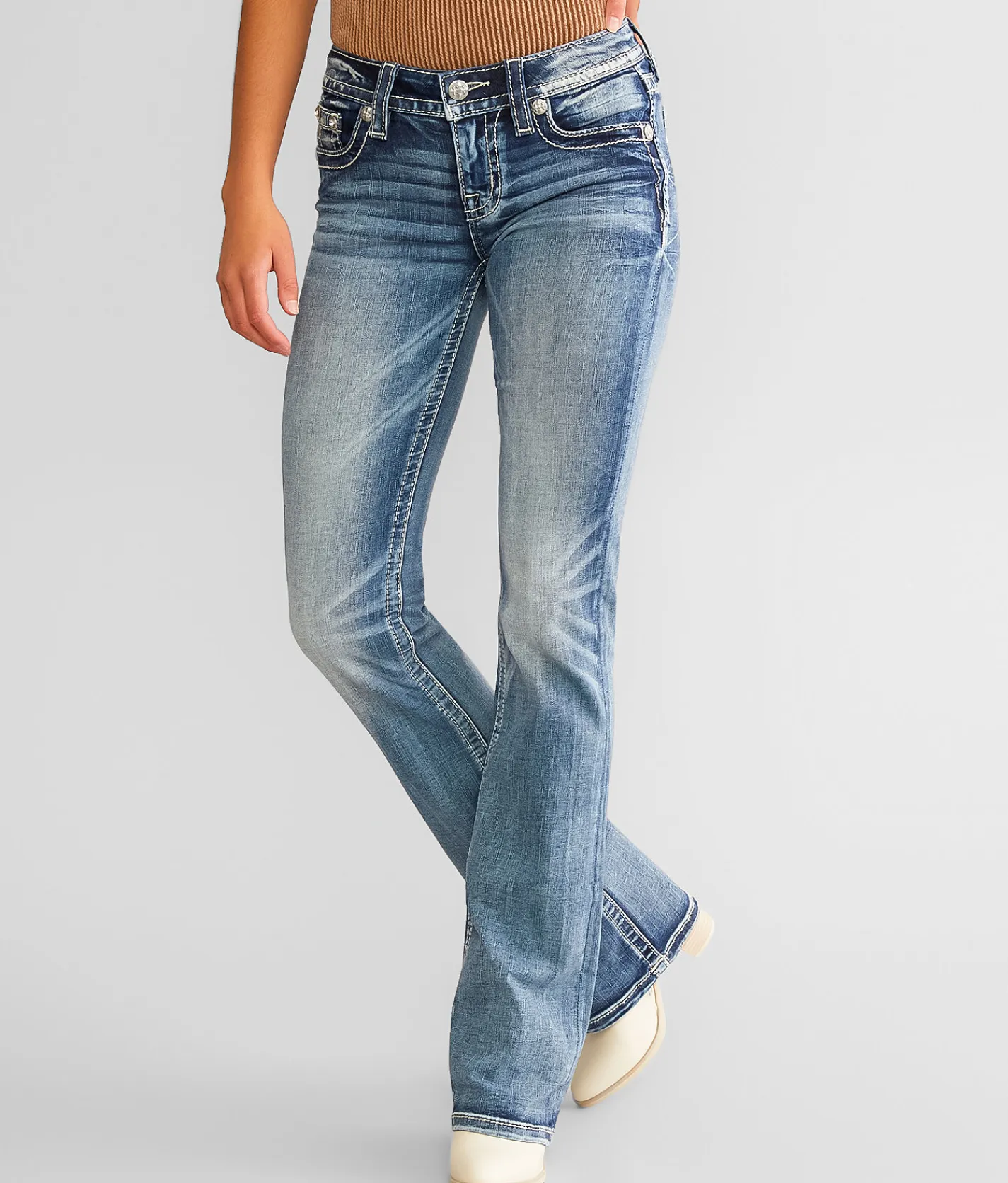 Jeans|Bottoms | Miss Me Low Rise Boot Stretch Jean K1326